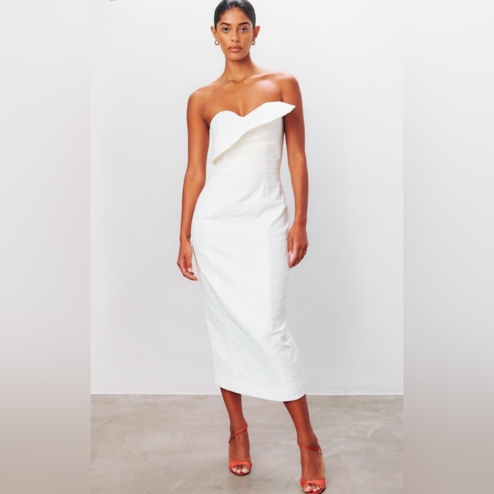 NWT Mara Hoffman Lisha Strapless White Dress